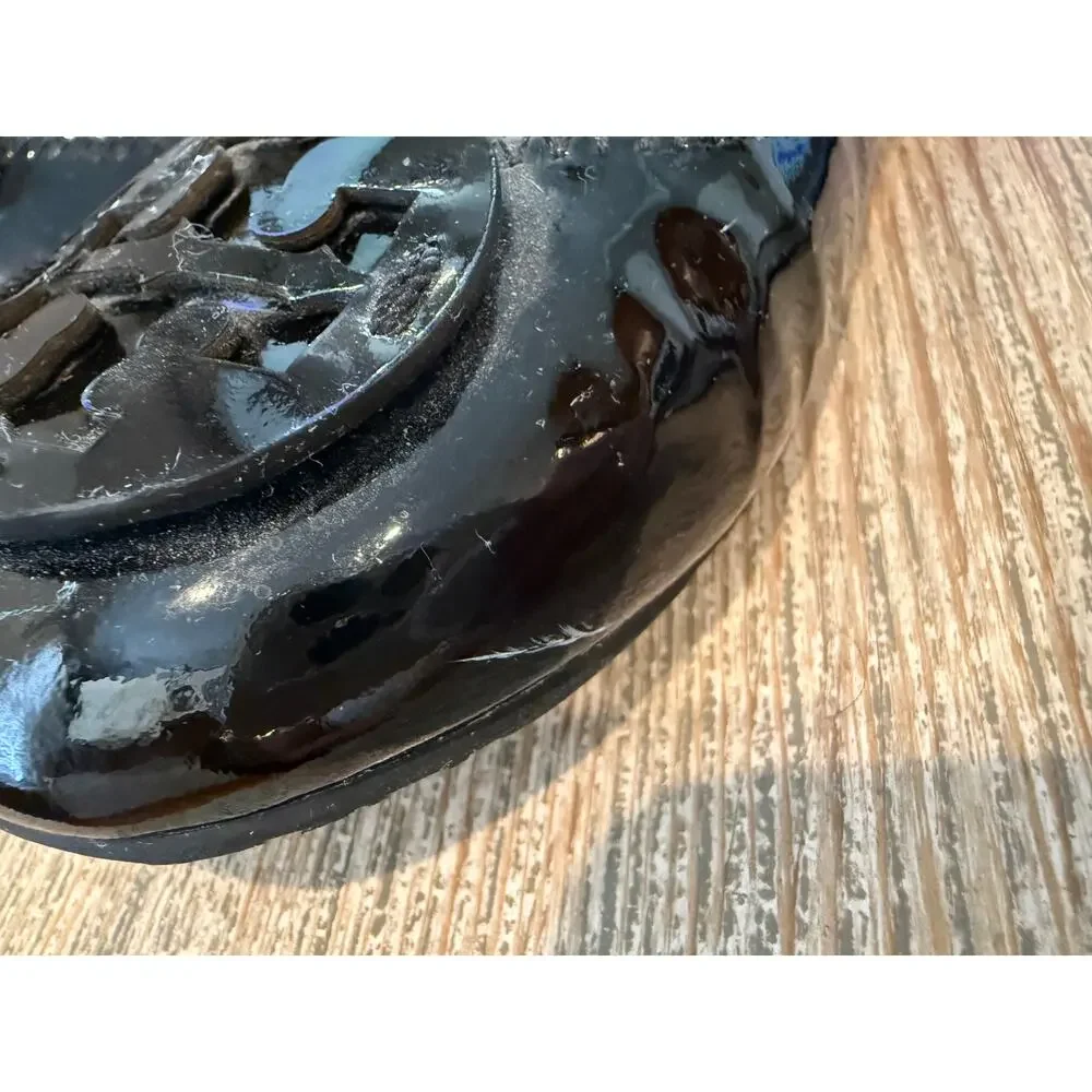 Tory Burch Reva Patent Leather Ballet Flats Black 7
